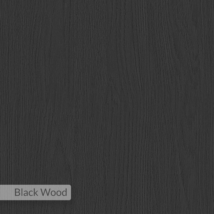 Hanah Home Nati Corner - Estantería de Madera Negra